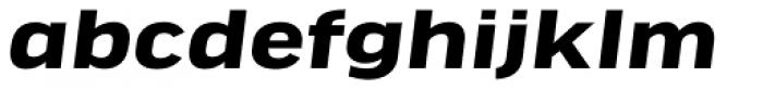 FF Good Headline Pro Extd Bold Italic Font LOWERCASE