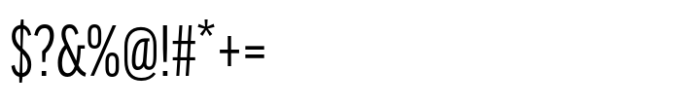 FF Good Headline Pro Extra Condensed Regular Font OTHER CHARS