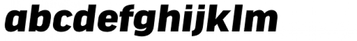 FF Good Headline Pro Wide Black Italic Font LOWERCASE