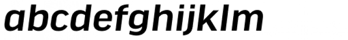FF Good Headline Pro Wide Medium Italic Font LOWERCASE
