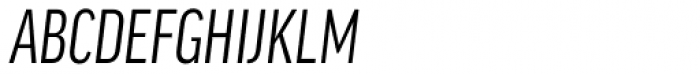 FF Good Headline Pro XCond Italic Font UPPERCASE