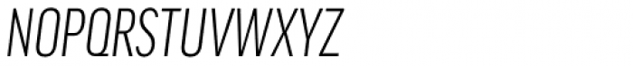 FF Good Headline Pro XCond Light Italic Font UPPERCASE