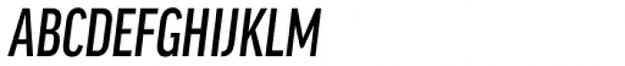 FF Good Headline Pro XCond Medium Italic Font UPPERCASE