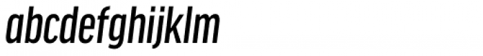 FF Good Headline Pro XCond Medium Italic Font LOWERCASE