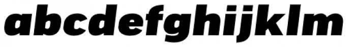 FF Good OT Extd Ultra Italic Font LOWERCASE