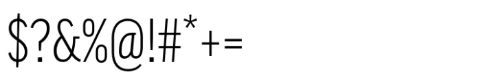 FF Good Pro Condensed Light Font OTHER CHARS