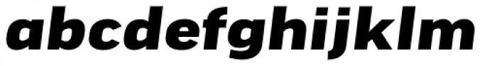 FF Good Pro Extd Black Italic Font LOWERCASE