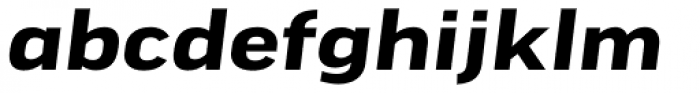 FF Good Pro Extd Bold Italic Font LOWERCASE