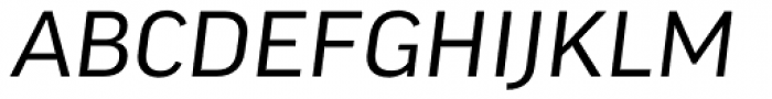 FF Good Pro Wide Italic Font UPPERCASE