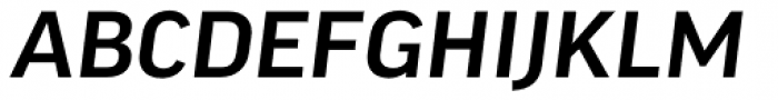 FF Good Pro Wide Medium Italic Font UPPERCASE