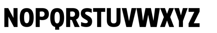 FF Govan Std Expanded Regular Font UPPERCASE