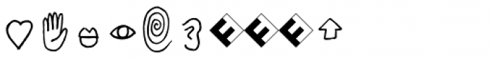 FF Handwriter Symbols Font OTHER CHARS