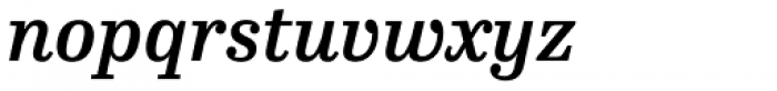FF Hertz OT Medium Italic Font LOWERCASE