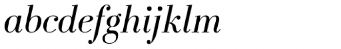 FF Holmen OT Italic Font LOWERCASE