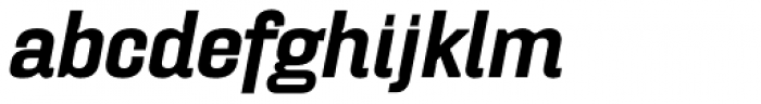 FF Hydra OT Ext Bold Italic Font LOWERCASE