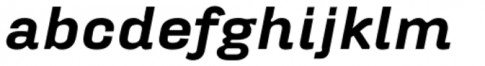 FF Hydra Pro Text Black Italic Font LOWERCASE