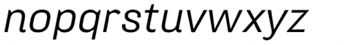 FF Hydra Pro Text Regular Italic Font LOWERCASE