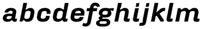 FF Hydra Text OT Black Italic Font LOWERCASE