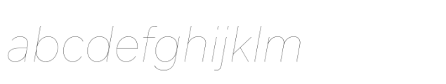 FF Infra Hairline Italic FONT