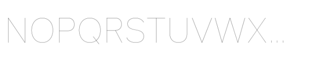 FF Infra Hairline Font UPPERCASE
