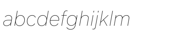 FF Infra Thin Italic FONT