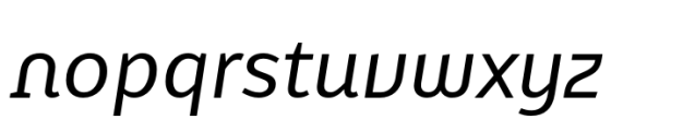 FF Karbid Display Pro Regular Italic Font LOWERCASE