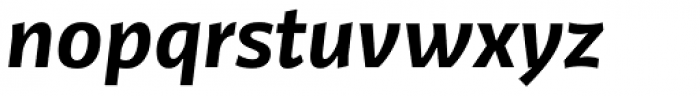 FF Kaytek Sans Bold Italic Font LOWERCASE