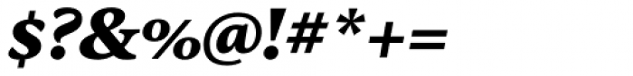 FF Kievit Serif Black Italic Font OTHER CHARS