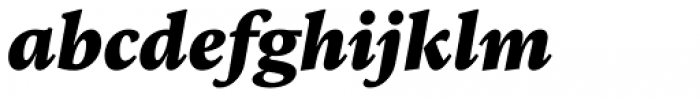 FF Kievit Serif Black Italic Font LOWERCASE