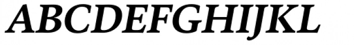FF Kievit Serif Bold Italic Font UPPERCASE