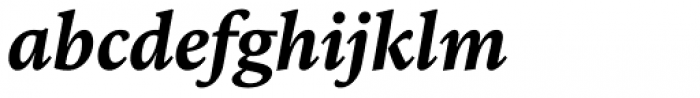 FF Kievit Serif Bold Italic Font LOWERCASE