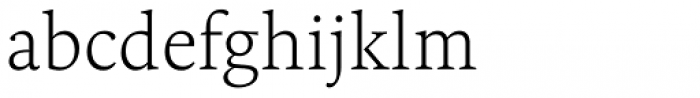 FF Kievit Serif Light Font LOWERCASE