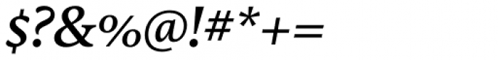 FF Kievit Serif Medium Italic Font OTHER CHARS