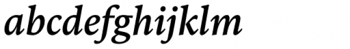 FF Kievit Serif Medium Italic Font LOWERCASE