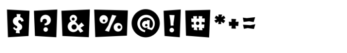 FF Knobcheese Std Initials Regular Font OTHER CHARS