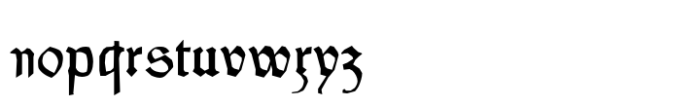 FF Koberger Std Regular Font LOWERCASE