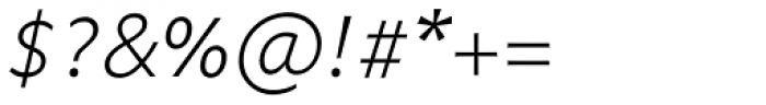 FF Legato Pro Light Italic Font OTHER CHARS