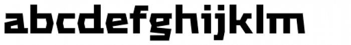 FF Mach Pro Wide Bold Font LOWERCASE