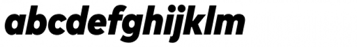 FF Mark OT Narrow Black Italic Font LOWERCASE