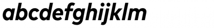 FF Mark OT Narrow Bold Italic Font LOWERCASE