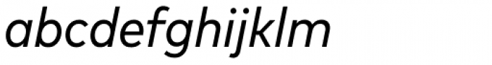 FF Mark OT Narrow Book Italic Font LOWERCASE