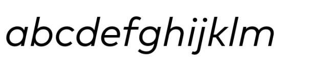 FF Mark Paneuropean Italic Font LOWERCASE