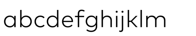 FF Mark Paneuropean Light Font LOWERCASE