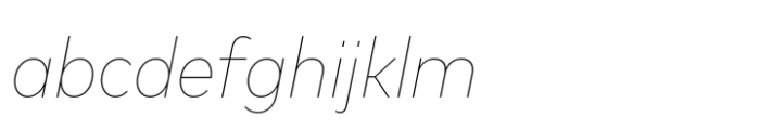 FF Mark Paneuropean Narrow Thin Italic FONT