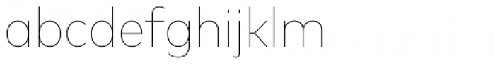 FF Mark Pro Narrow Thin Font LOWERCASE