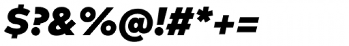 FF Mark W1G Black Italic Font OTHER CHARS