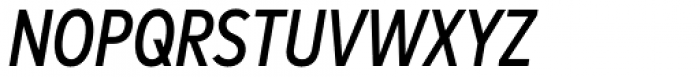 FF Mark W1G Condensed Medium Italic Font UPPERCASE
