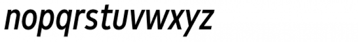 FF Mark W1G Condensed Medium Italic Font LOWERCASE