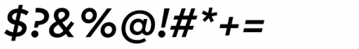 FF Mark W1G Medium Italic Font OTHER CHARS