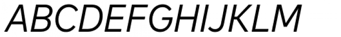 FF Mark W1G Narrow Italic Font UPPERCASE
